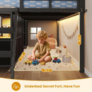 Twin Loft Bed With LED Lights And Storage Drawers Included