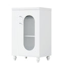 20' Bathroom Vanity with Sink, Bathroom Vanity Cabinet with Two-tier Shelf, Adjustable Shelf, Solid Wood and MDF, White(Old Sku:WF322518AAK)