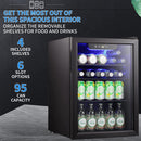 2.6 Cu.ft Wine Cooler/Cabinet Beverage Refrigerator W5870BH