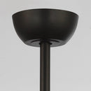 26" Modern DC Motor Downrod Mount Reversible Crystal Ceiling Fan with Lighting and Remote Control