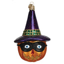 Masked Witch Jack O'lantern Ornament