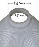 8"W x 6"H Reflector-Type IES Replacement Shade for Stiffel