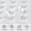 12 Inch Queen Size Oeko-tex100 Cool Kniited Cover Memrory Foam 7 Zoned Pocket Spring Hybrid Mattress