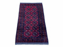 3 X 5 Vintage Handmade Tribal Wool Rug Balouchi Rug Afghan Rug Red Beige Nice