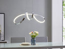 Lisbon LED Chandelier // Chrome