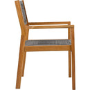 BRAIDED DINING CHAIR Dark Grey