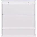 Wall Mounted Bathroom Cabinet with 2 Mirror Doors and Adjustable Shelf