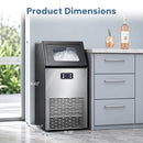 265LBS Freestanding Commercial Ice Maker