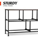 5 Drawer Fabric Dresser Organizer For Bedroom Storage
