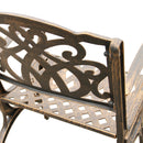 Outdoor Aluminum 5pc Round Patio Dining Set with Four Chairs