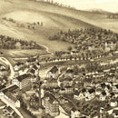 Vintage Map of Greenville, New Hampshire 1886