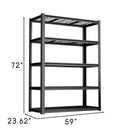 59 Inches Metal Garage Storage Rack, Heavy-Duty Steel Moisture-Proof And Waterproof 5-Layer Adjustable Storage Shelving Unit.Designed For Warehouse Storage (food Pantries, Industrial Use)
