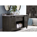 Lovecup Farmdoor Double Bathroom Vanity 40.9H x  72W x  24D in