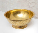 Handcrafted Engraved Brass Vessel Sink