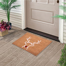 Natural Coir Doormat 28 in. x 18 in. Indoor and Outdoor Coir Mat Decoration