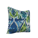 Blue Green Ikat - Luxury Outdoor Pillow by SmithHönig