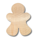 Unfinished Wood Etched Cute Mummy Shape | Paint By Line Crafts | up to 30" DIY