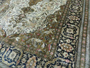 3' X 5' Fine Handmade Chinese Silk Rug Deer Birds Hand Knotted One Of A Kind