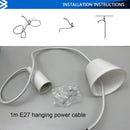 26CM Remote Control LED Light and Fan - Ceiling Fan with E27 Lamp
