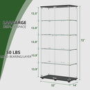 Display Cabinet With Shelf Double Doors And Lock