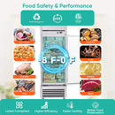 27-Inch 20.5 Cu.Ft Commercial Solid Door Stainless Steel Reach-In Freezer (SAK29705)