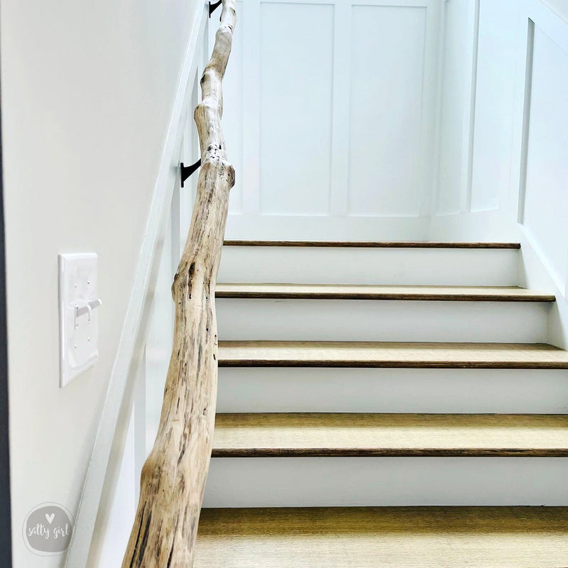 Driftwood Handrail 9-16 FT Stair Rail