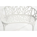 Cast aluminium bench