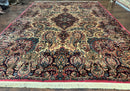Antique Karastan Kirman Rug 8.8 x 12, Imperial Karastan