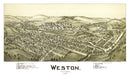 Vintage Map of Weston, West Virginia 1900
