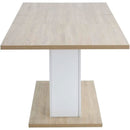 Extensible Dining Table For 4 To 8 People Wooden Top