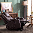 Electric Power Lift Recliner Chair Dark Brown Massage