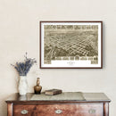 Vintage Map of Rocky Mount, North Carolina 1907