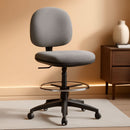 Pneumatic Adjustable Multi Task Stool Gray For Office Use