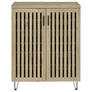 Brixton 2-door Entryway Shoe Storage Cabinets White Oak