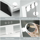 Lighted Makeup Vanity Mirror 14 Inch With 3 Color Modes