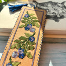 Cardboard Embroidery Kit Bookmark - Blueberry WLZ-006