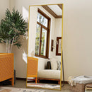 Gold Floor Mirror 21x57 Inch Full Length With Stand