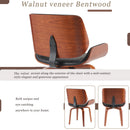 Mid-Century Modern Dining Chair - 360° Swivel(set of 2), PU Leather Upholstery, Ergonomic Design for Kitchen, Office & Dining Room