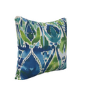 Blue Green Ikat - Luxury Outdoor Pillow by SmithHönig