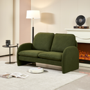 59" Loveseat Sofa Small Couch for Living Room, Sherpa Fabric Upholstered Loveseat Sofa Couch, Small Loveseat Sofa for Apartment, Bedroom