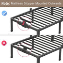 Premium King Size Metal Bed Frame With Under Bed Storage