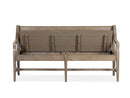 Paxton Place - Bench With Back - Dovetail Gray