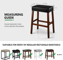Rectangular Bar Stool Covers 4 Pack Stretch Waterproof