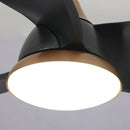 28" Modern DC Motor Downrod Mount Reversible Ceiling Fan with LED Lighting and Remote Control