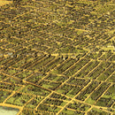 Vintage Map of Oakland, California 1900