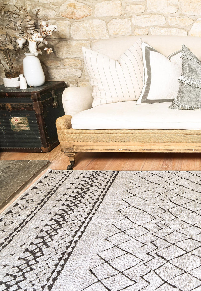 Alma Scandi Moroccan in Silver Rug