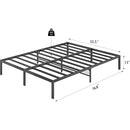 Metal Platform Bed frame ,Sturdy Metal Frame, No Box Spring Needed(Full)