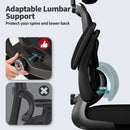 Ergonomic Black Office Chair High Back With Wheels