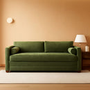 EightyTwoInches Pull Out Sofa Bed With Hidden Mattress