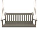 Keystone Amish Co. 4 Foot Franklin Porch Swing, Olive Grey